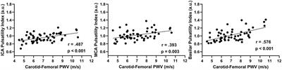 The Impact of Aging on the Association Between Aortic Stiffness and Cerebral Pulsatility Index